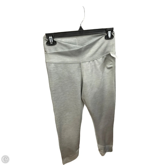 Athletic Leggings By Nike Apparel In Grey, Size: M