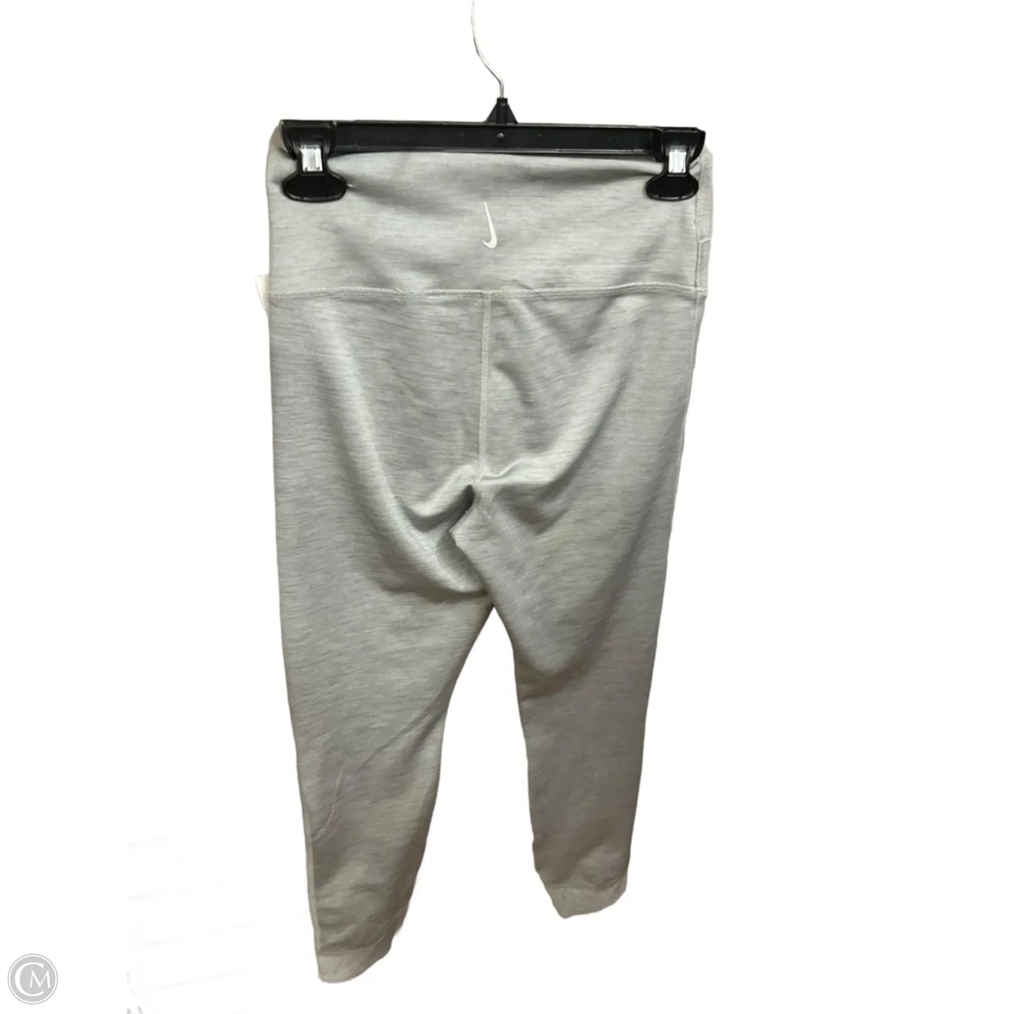 Athletic Leggings By Nike Apparel In Grey, Size: M