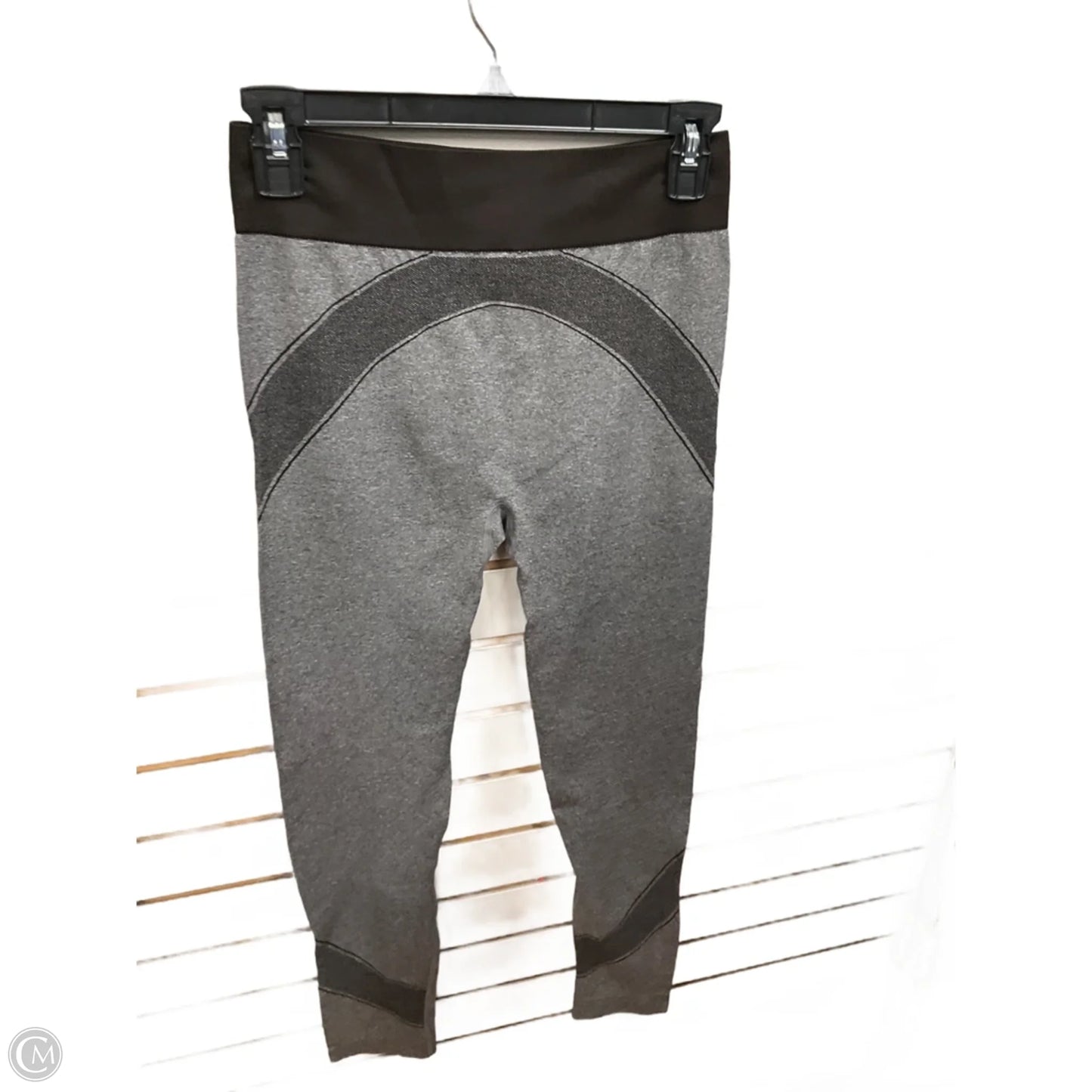 Pants Leggings By Clothes Mentor In Black & Grey, Size: 12