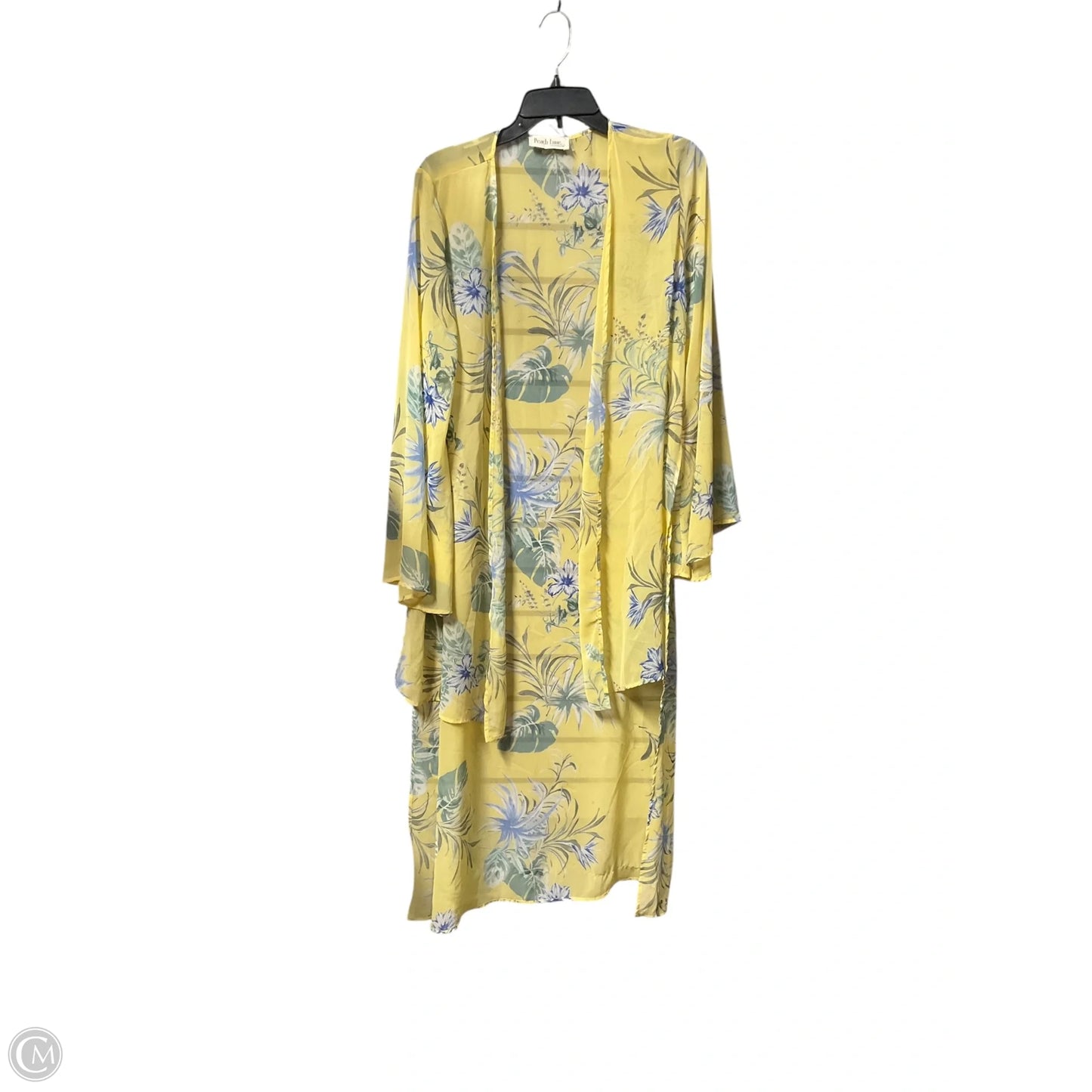 Kimono By Peach Love Cream California In Yellow, Size: S