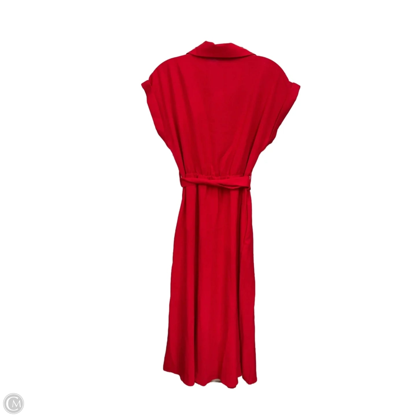 Dress Casual Midi By Ecowish In Red, Size: S