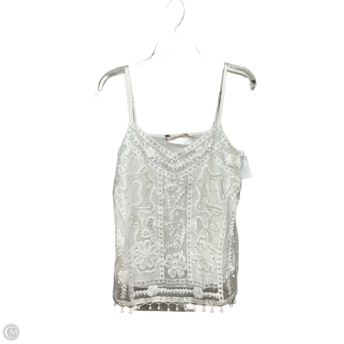 Top Sleeveless Basic By Soft Surroundings In White, Size: S