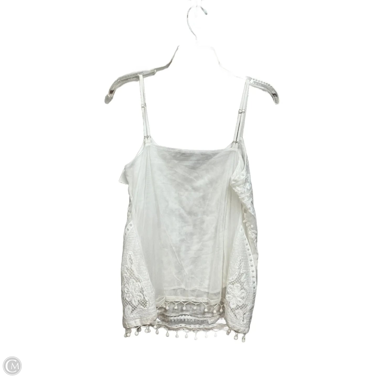 Top Sleeveless Basic By Soft Surroundings In White, Size: S