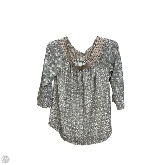 Blouse 3/4 Sleeve By Rose And Olive In Multi-colored, Size: S