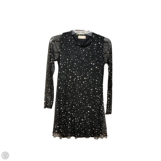 Tunic Long Sleeve By Altard State In Black & Gold, Size: Xs