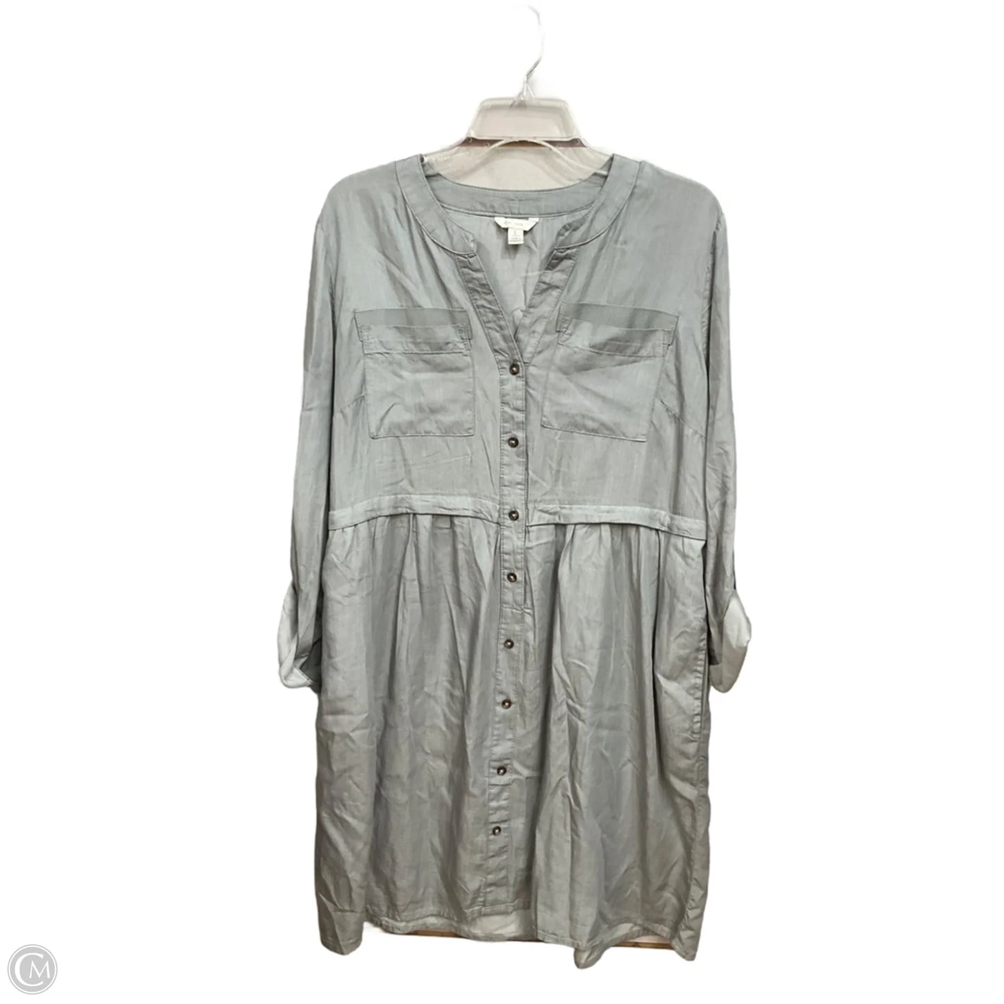 Dress Casual Short By Clothes Mentor In Green, Size: L