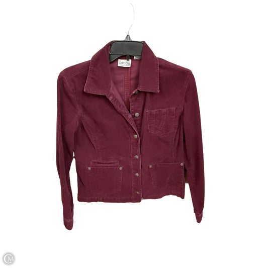 Jacket Other By Chicos In Maroon, Size: S