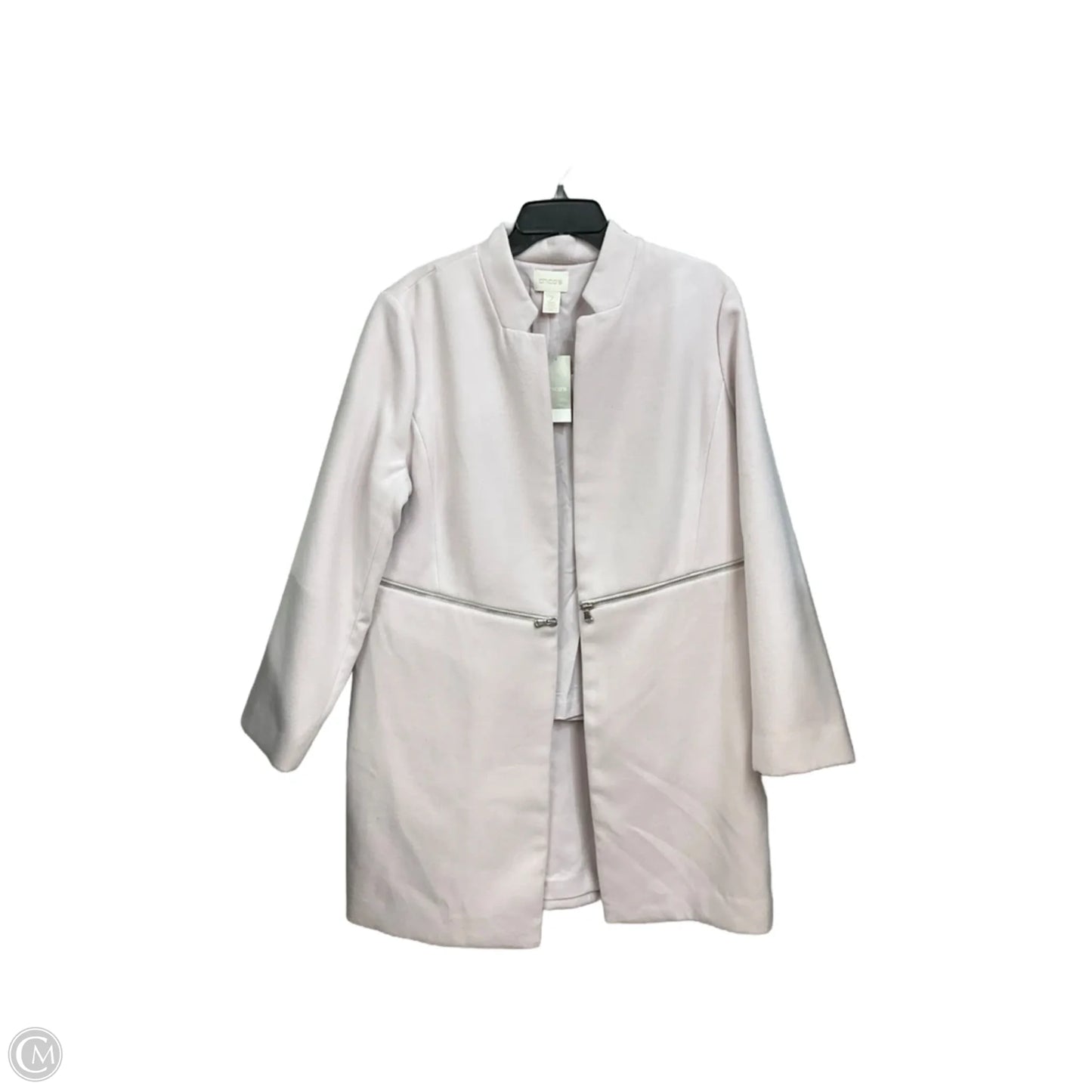 Coat Other By Chicos In Ivory, Size: L