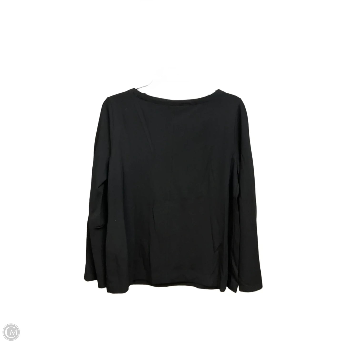 Top Long Sleeve Basic By Chicos In Black, Size: M