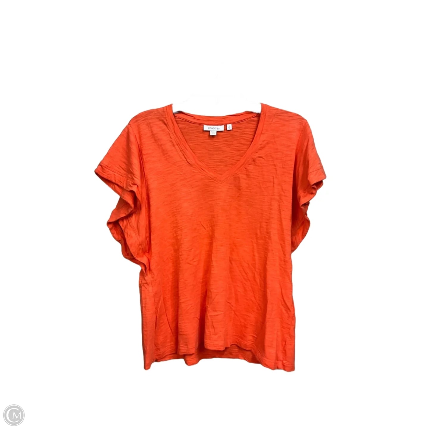 Top Sleeveless Basic By Chicos In Orange, Size: L