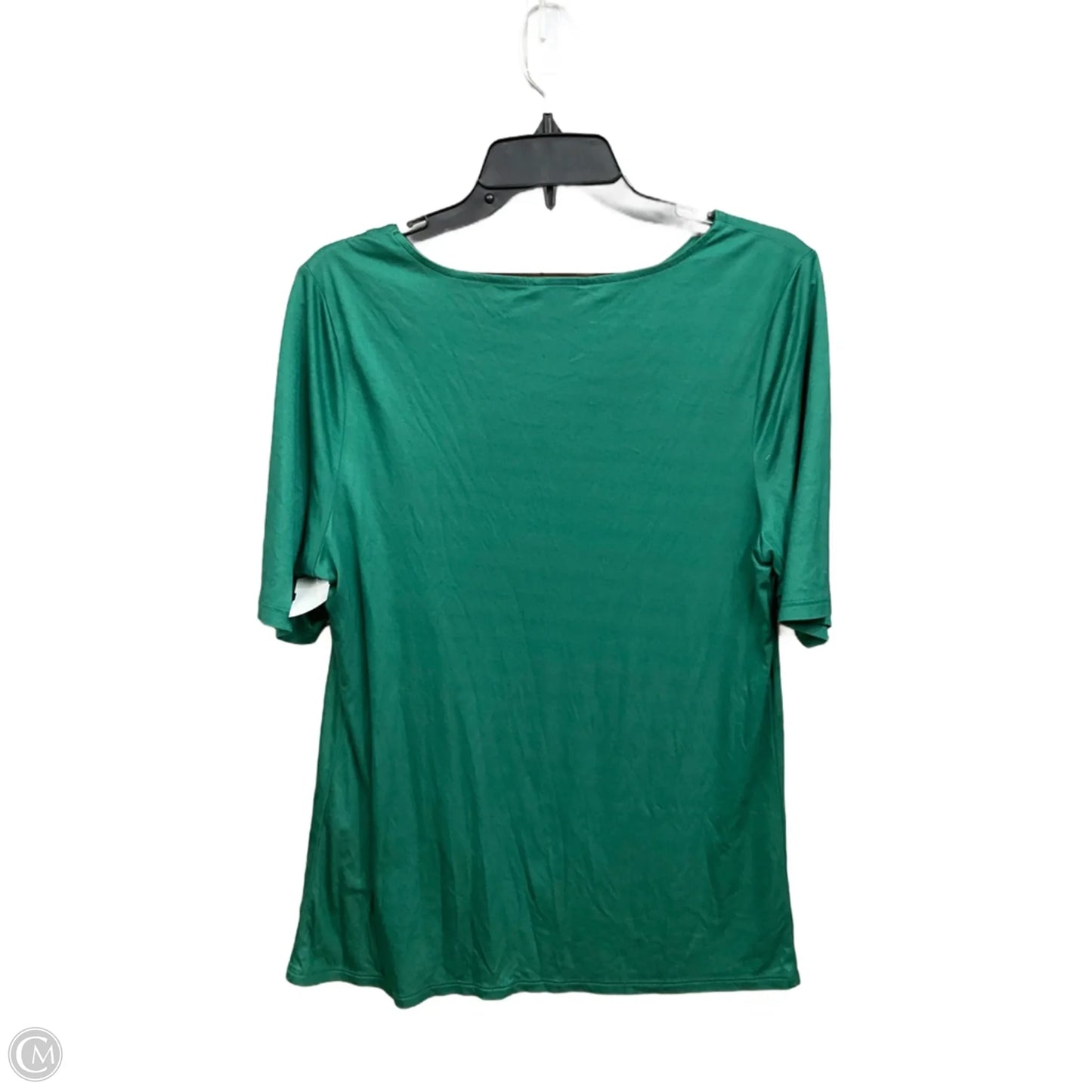 Top Short Sleeve Basic By Chicos In Green, Size: L