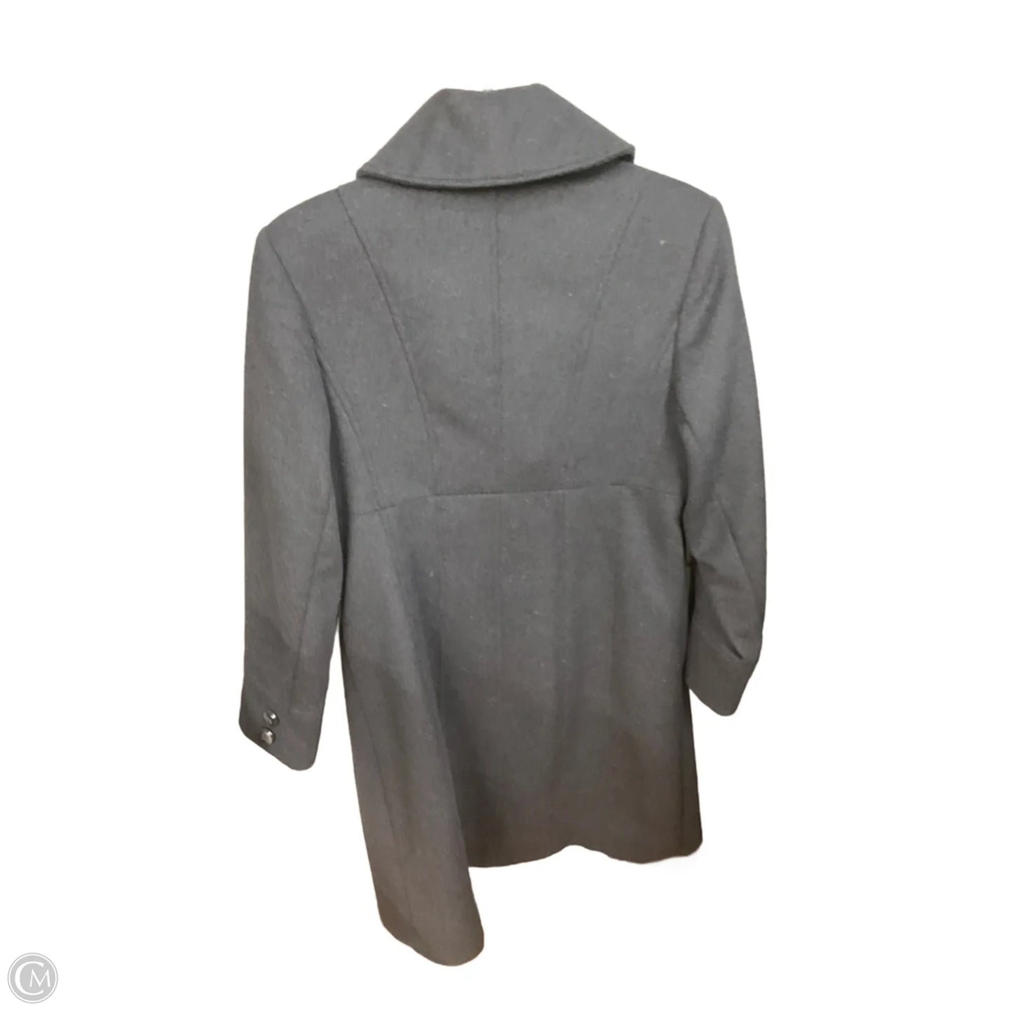 Coat Peacoat By Jones New York In Grey, Size: M