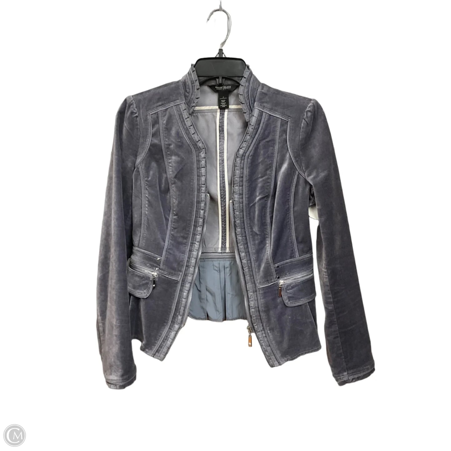 Jacket Other By White House Black Market In Grey, Size: Xs