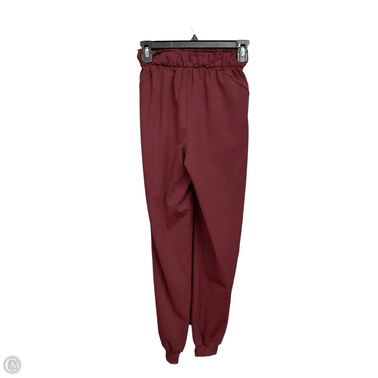 Athletic Pants By Lululemon In Maroon, Size: 0