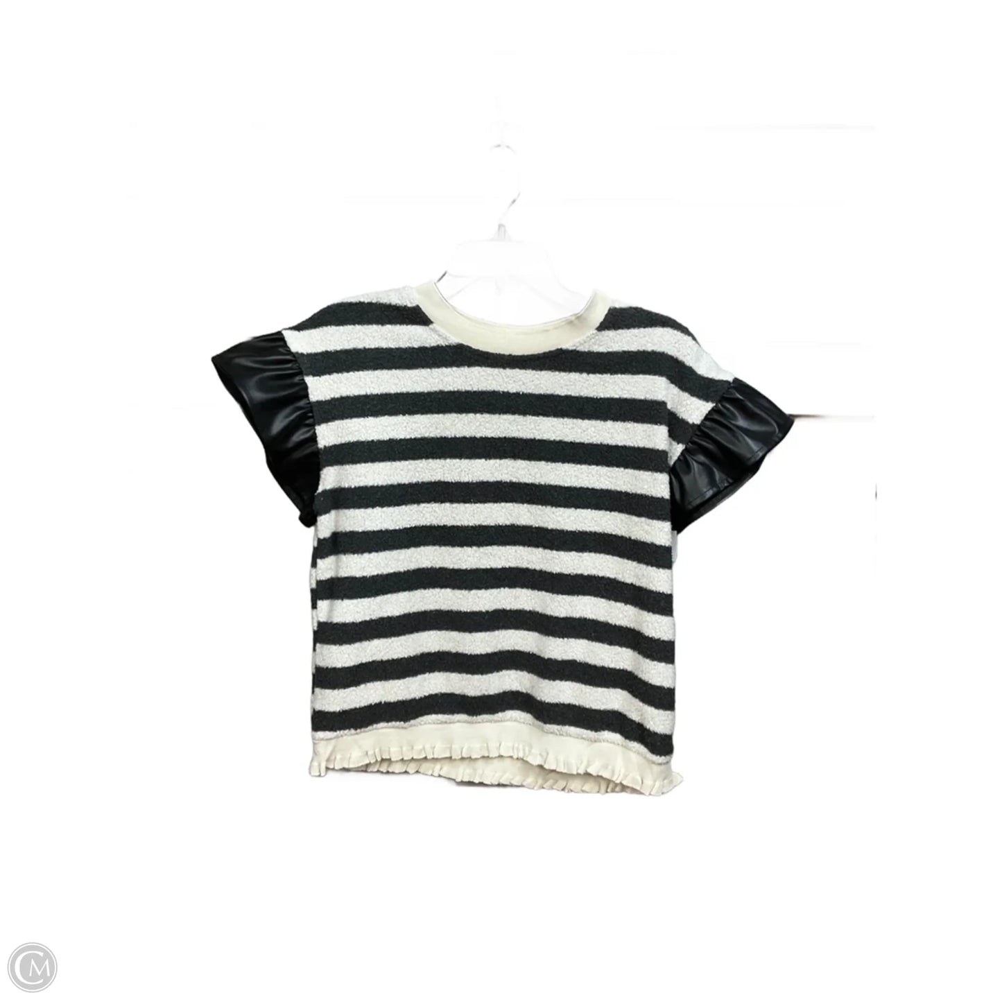 Top Sleeveless By Voy In Striped Pattern, Size: S
