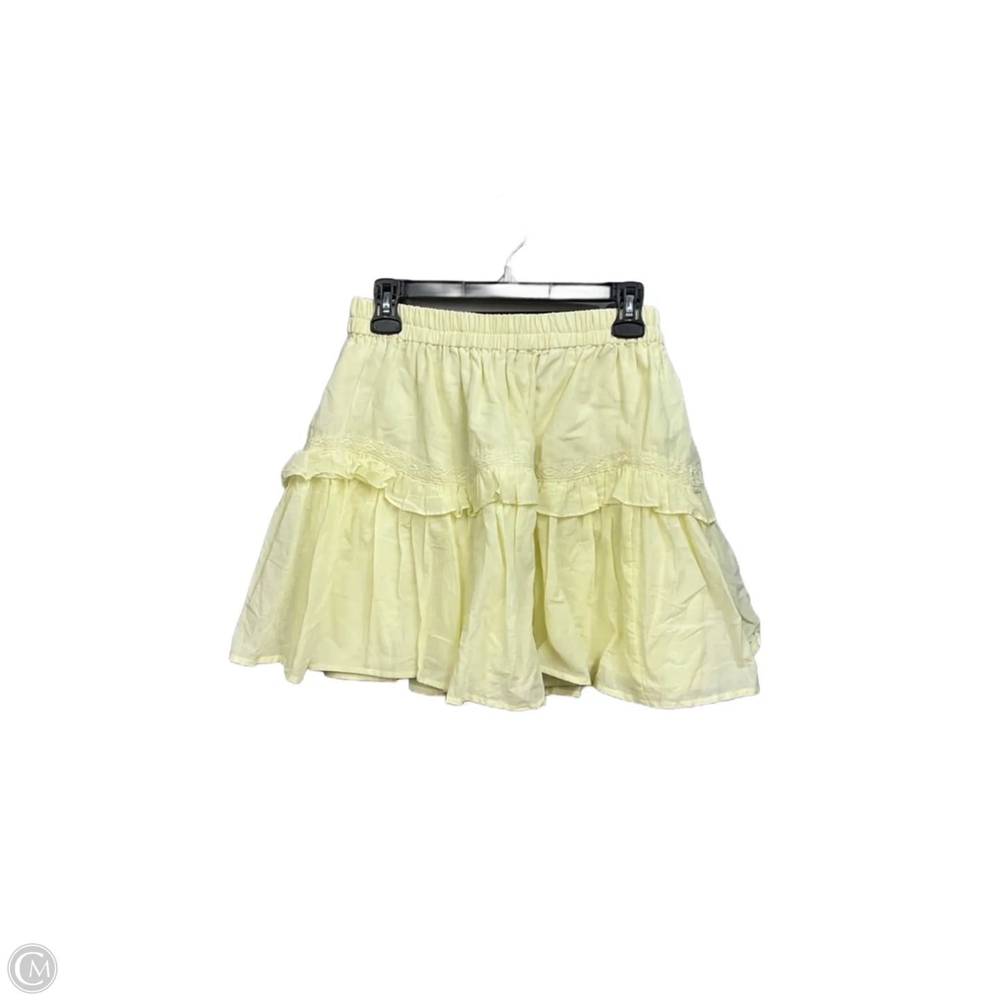 Skirt Mini & Short By Loft In Yellow, Size: 4