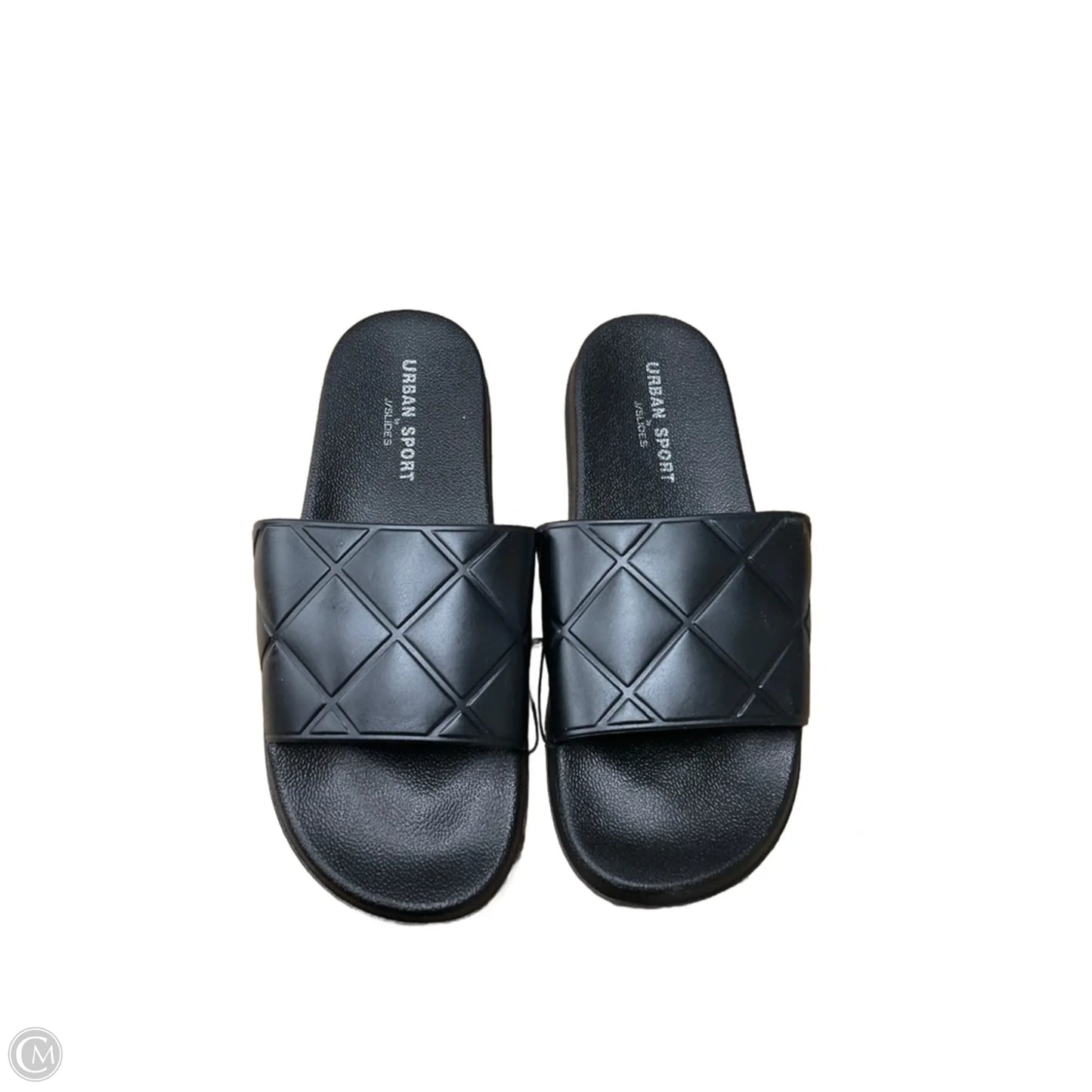 Sandals Flats By Clothes Mentor In Black, Size: 9