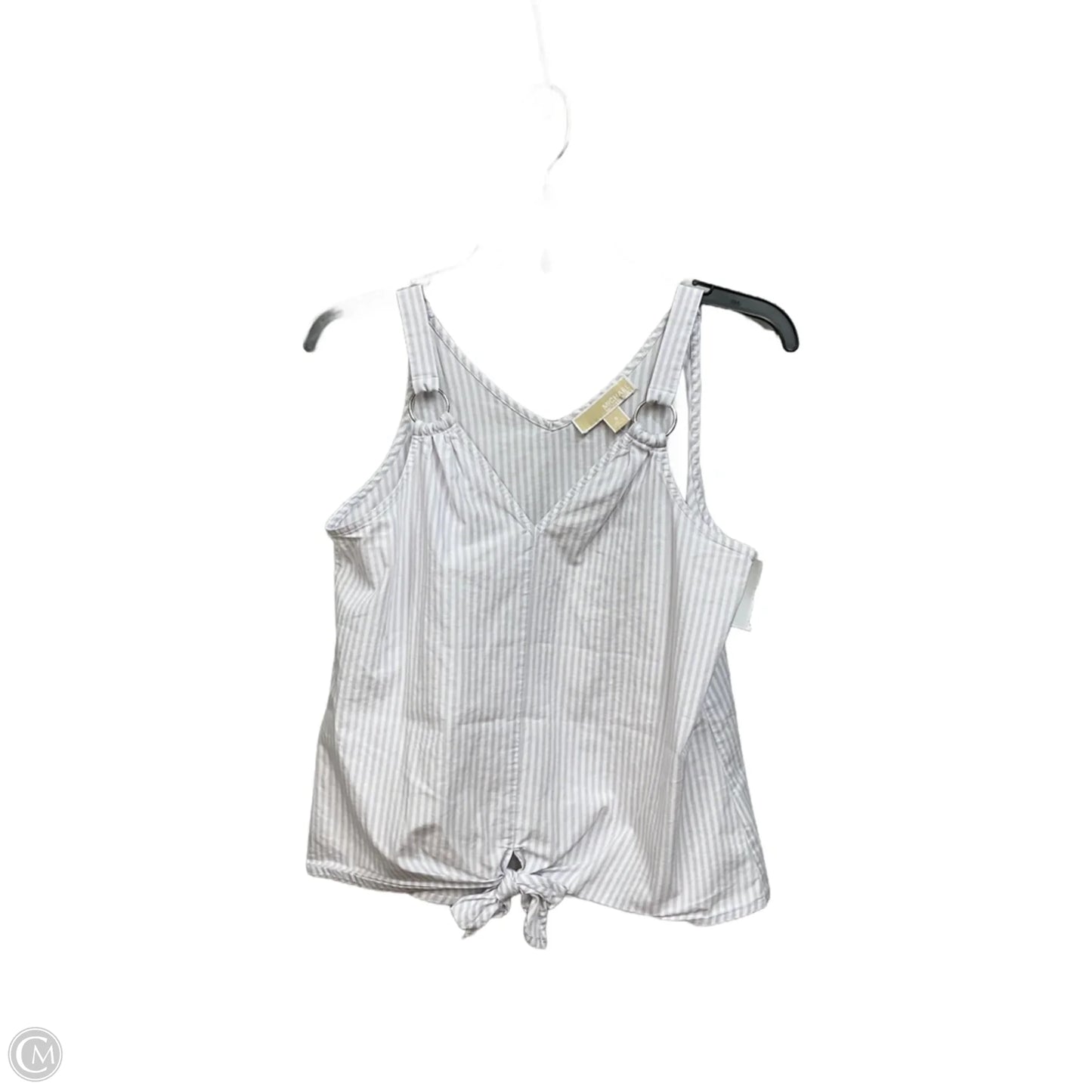 Top Sleeveless By Michael By Michael Kors In Striped Pattern, Size: S