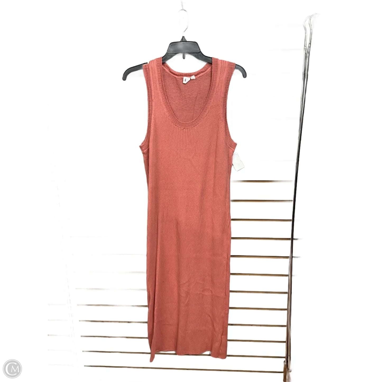 Dress Sweater By Gap In Coral, Size: Xl