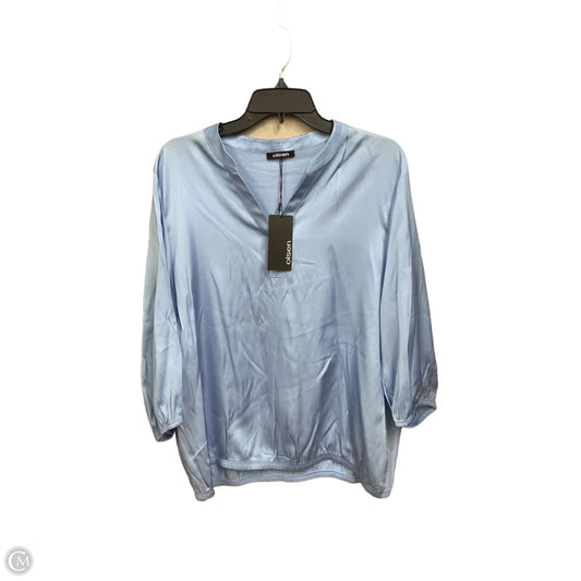Top Short Sleeve Basic By Clothes Mentor In Blue, Size: L