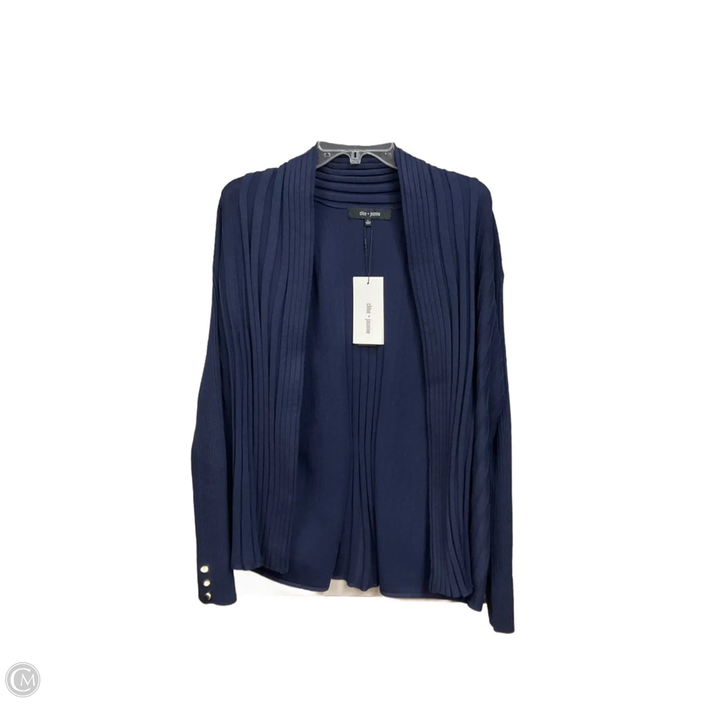 Cardigan By Clothes Mentor In Navy, Size: L