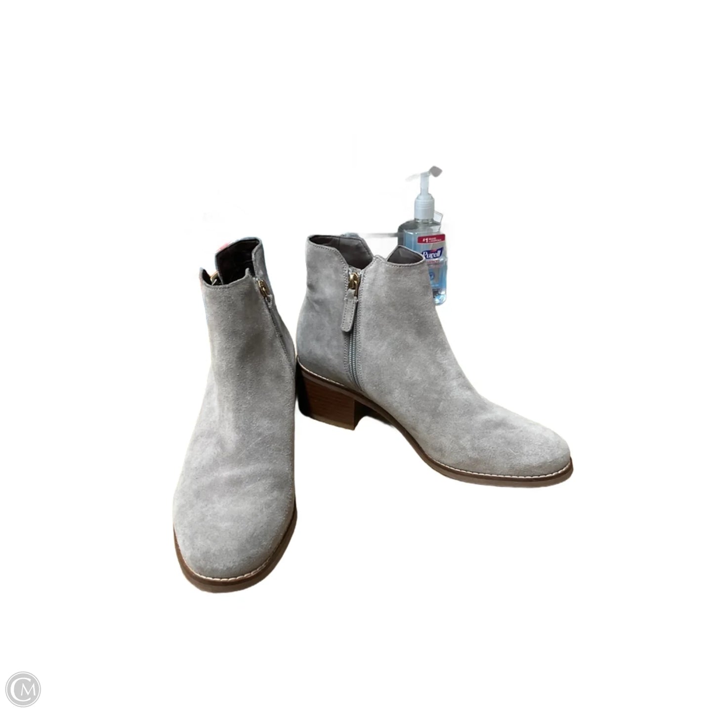 Boots Ankle Heels By Cole-haan In Taupe, Size: 9.5