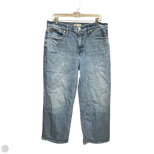 Jeans Wide Leg By Madewell In Blue Denim, Size: 14
