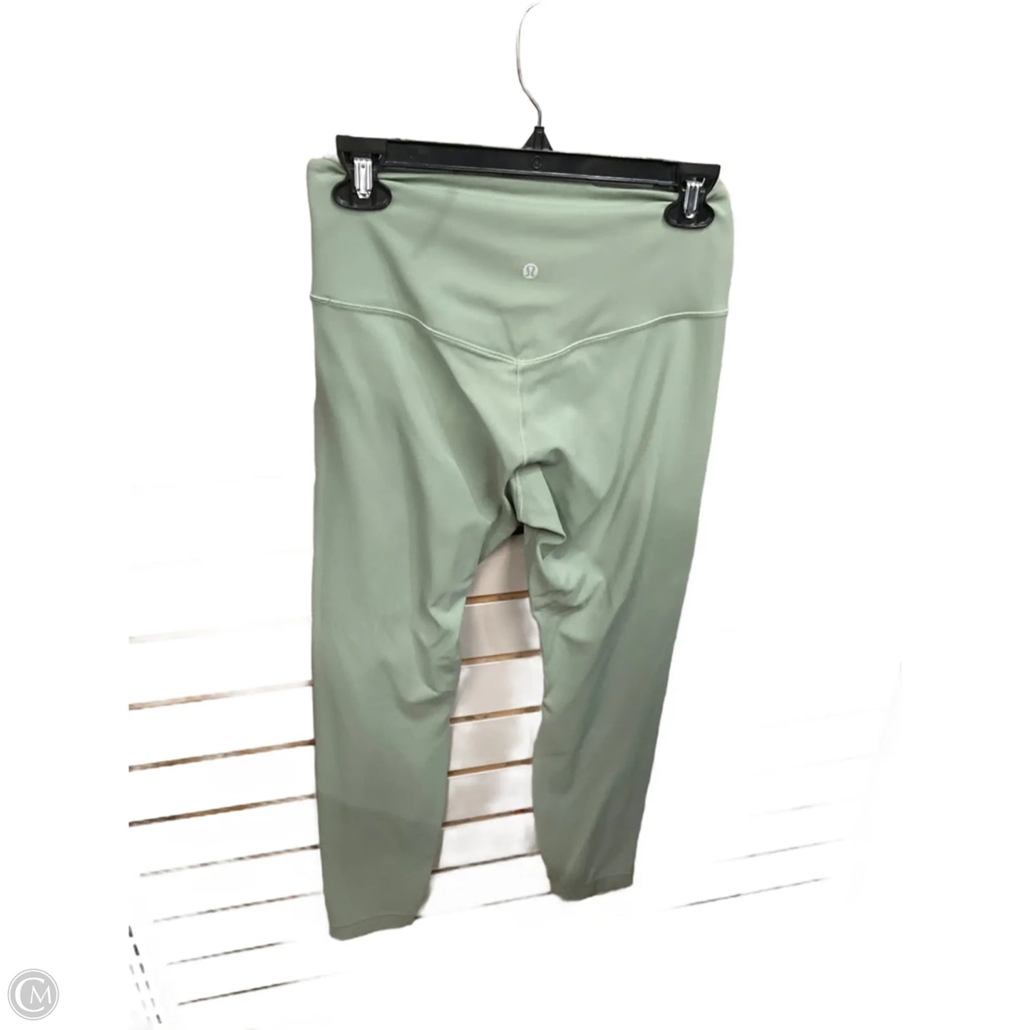 Athletic Leggings By Lululemon In Green, Size: M