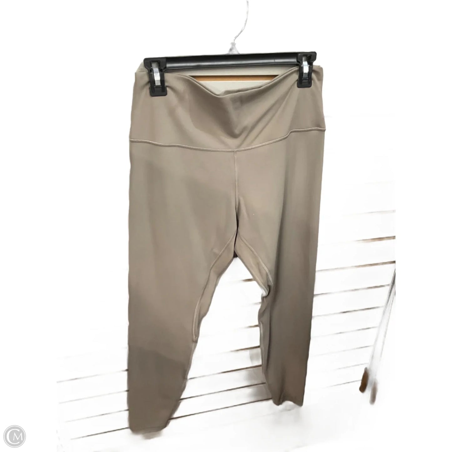 Athletic Leggings By Lululemon In Taupe, Size: Xl