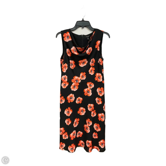 Dress Casual Midi By Talbots In Floral Print, Size: M