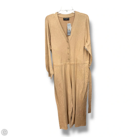 Jumpsuit By Lane Bryant In Tan, Size: 2x