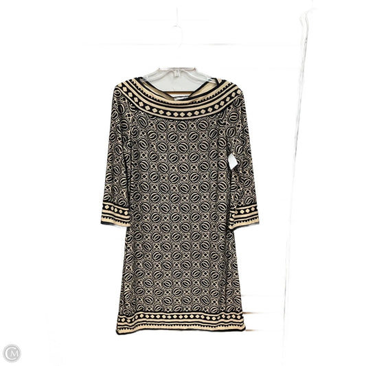 Dress Casual Midi By Max Studio In Black & Tan, Size: M