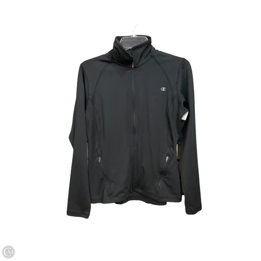 Athletic Jacket By Champion In Black, Size: M