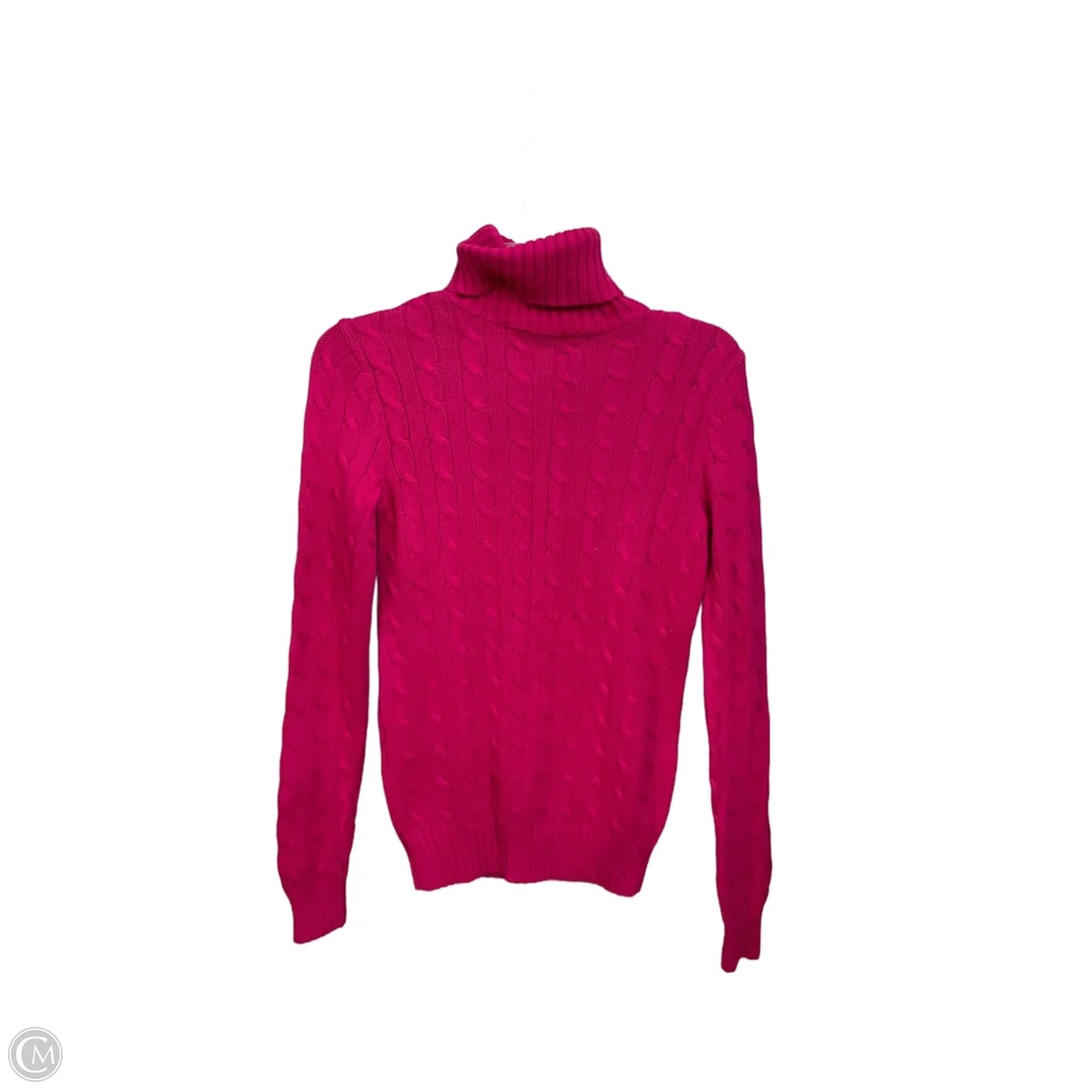 Top Long Sleeve Basic By Ralph Lauren In Pink, Size: S