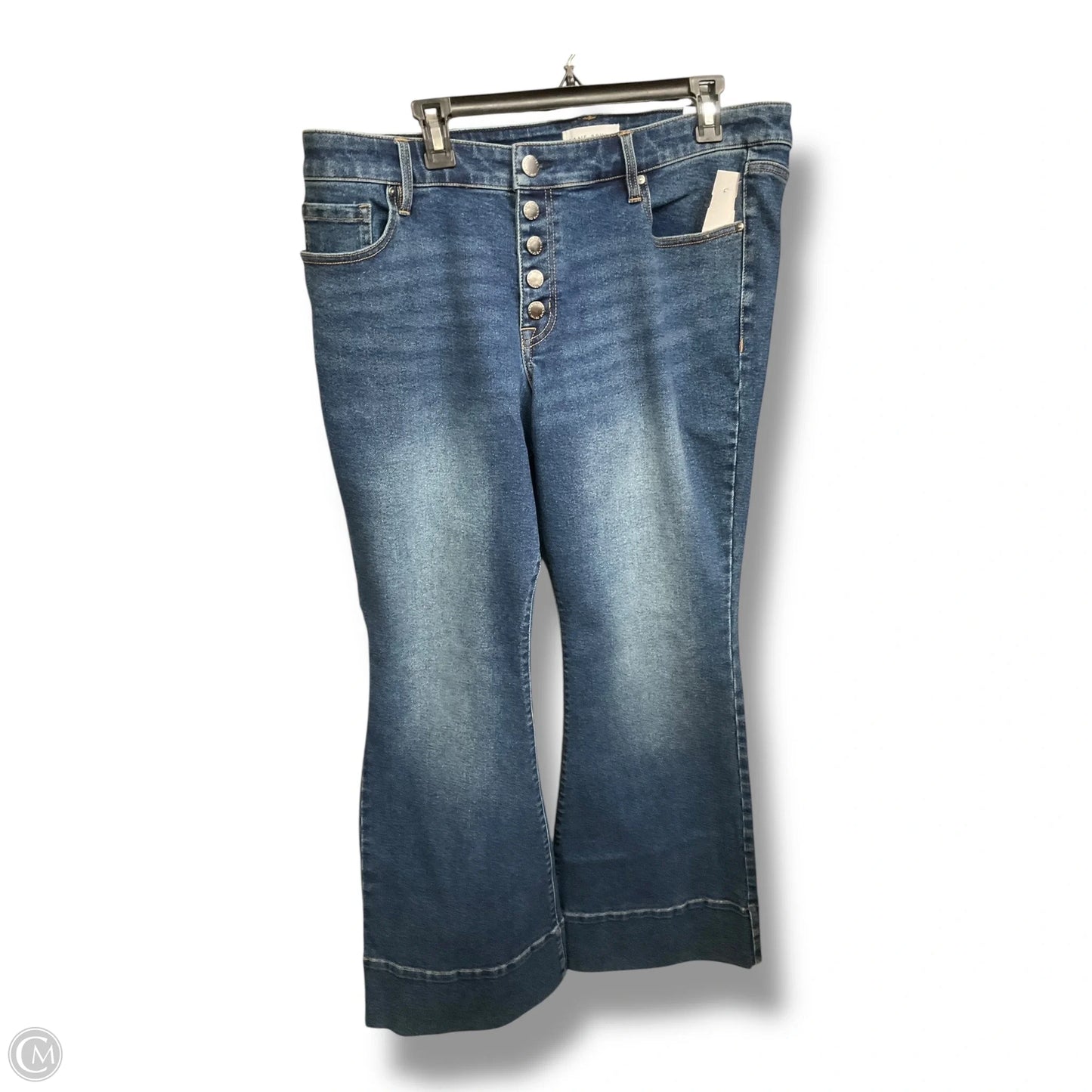 Jeans Flared By Lane Bryant In Blue Denim, Size: 2x