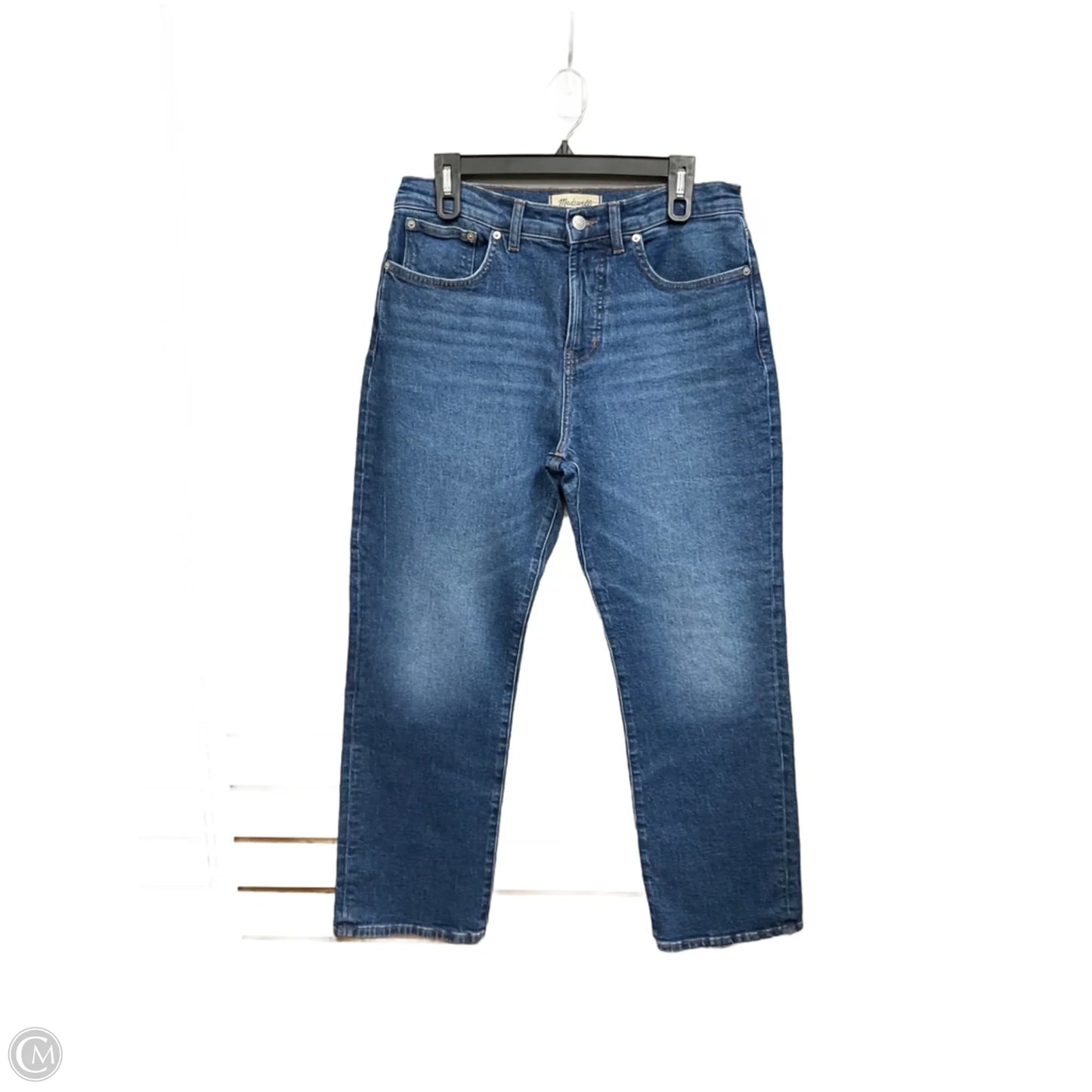 Jeans Straight By Madewell In Blue Denim, Size: 6
