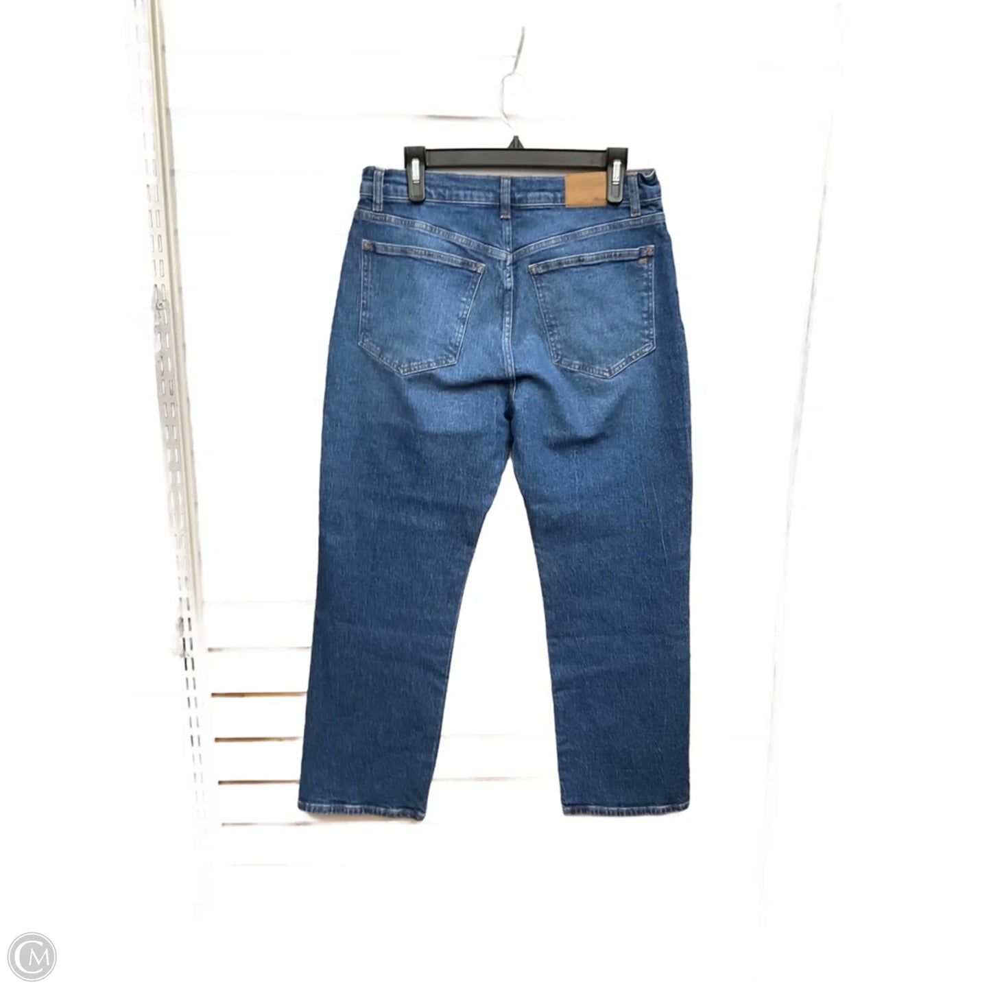 Jeans Straight By Madewell In Blue Denim, Size: 6