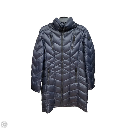 Coat Puffer & Quilted By Calvin Klein In Navy, Size: M