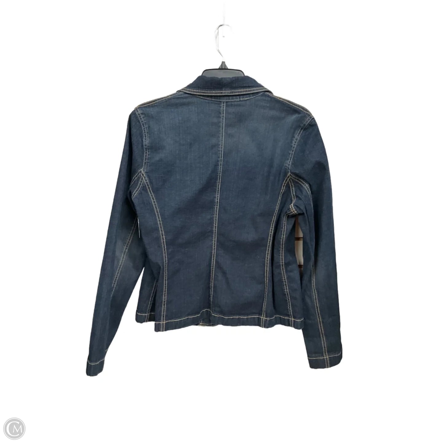 Jacket Denim By Style And Company In Blue Denim, Size: L