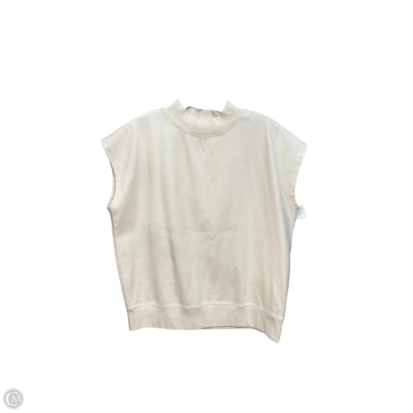Top Long Sleeve Basic By Clothes Mentor In Cream, Size: 2x