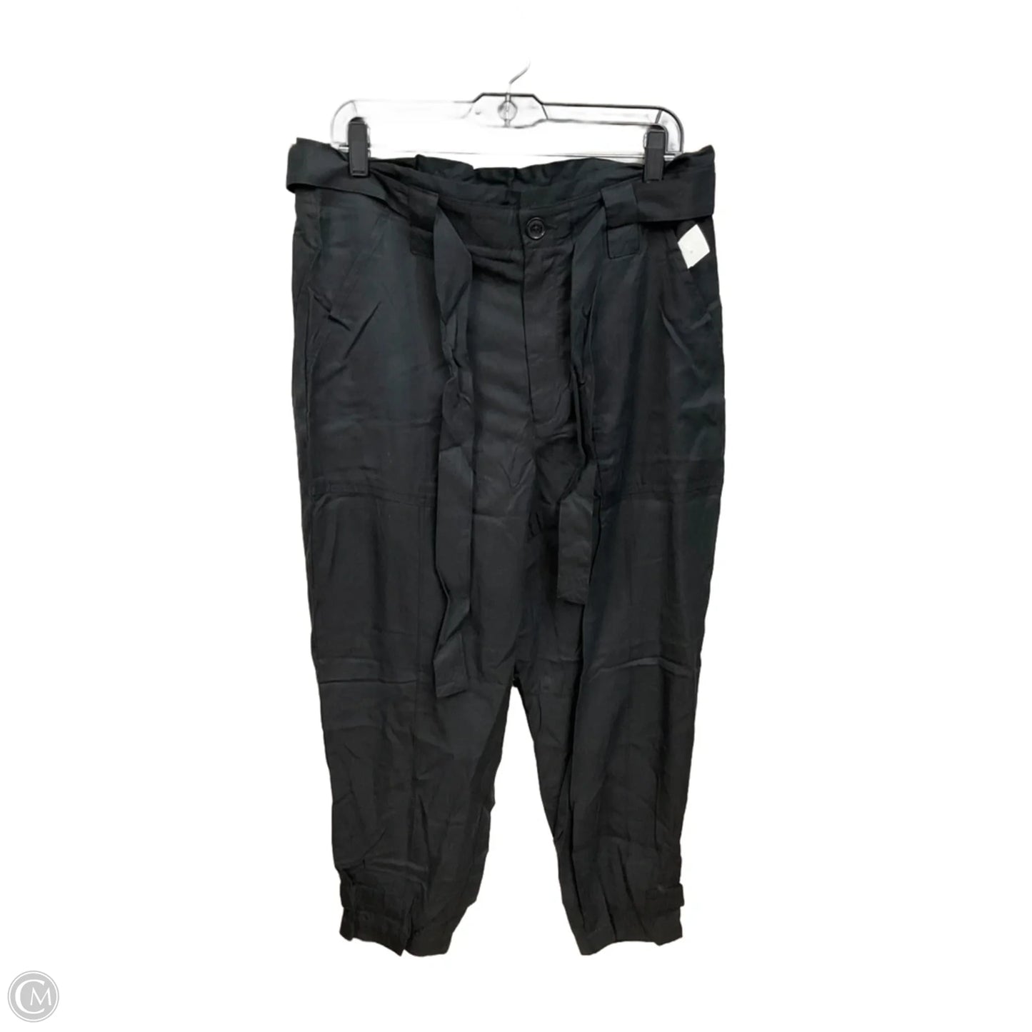 Pants Linen By Banana Republic In Black, Size: 14