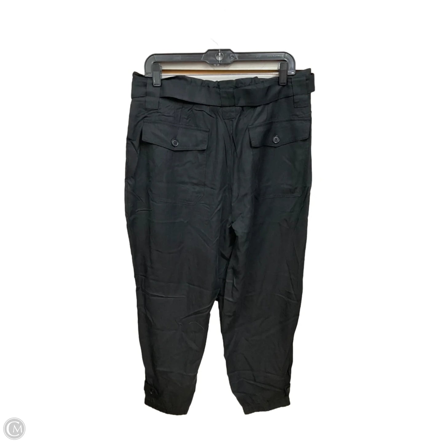 Pants Linen By Banana Republic In Black, Size: 14