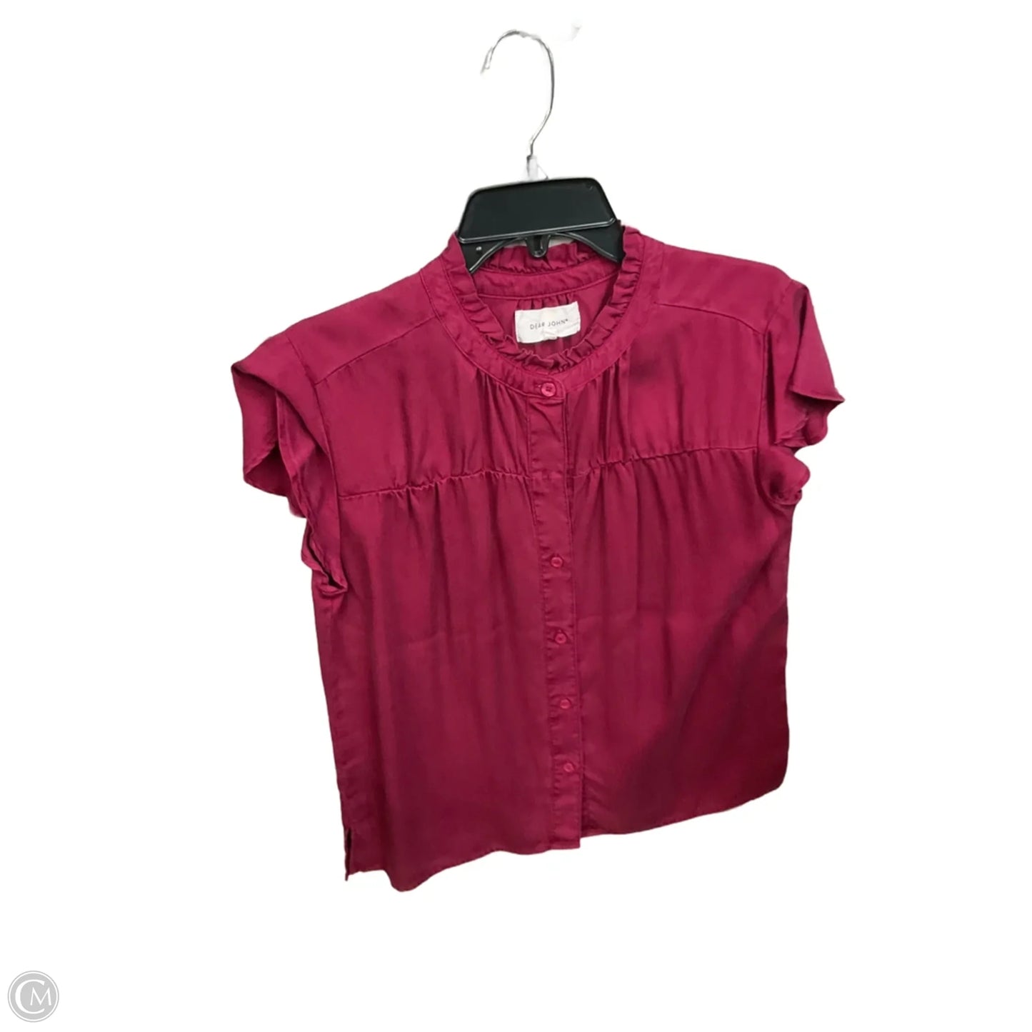 Blouse Sleeveless By Dear John In Maroon, Size: M