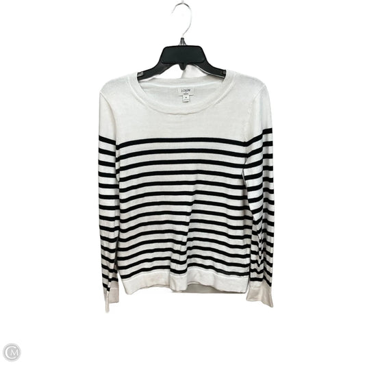 Top Long Sleeve By J. Crew In Striped Pattern, Size: M
