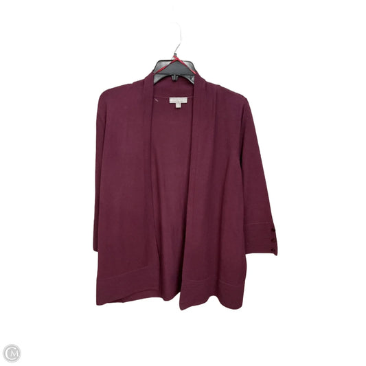 Cardigan By Evolution In Maroon, Size: Lp