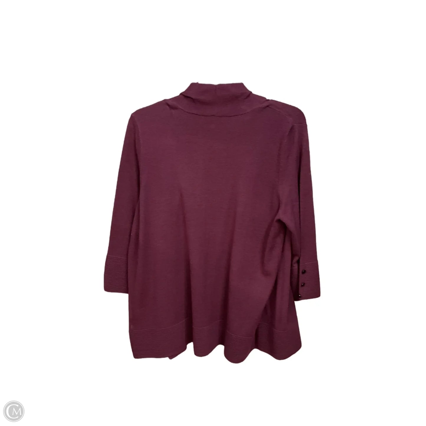 Cardigan By Evolution In Maroon, Size: Lp