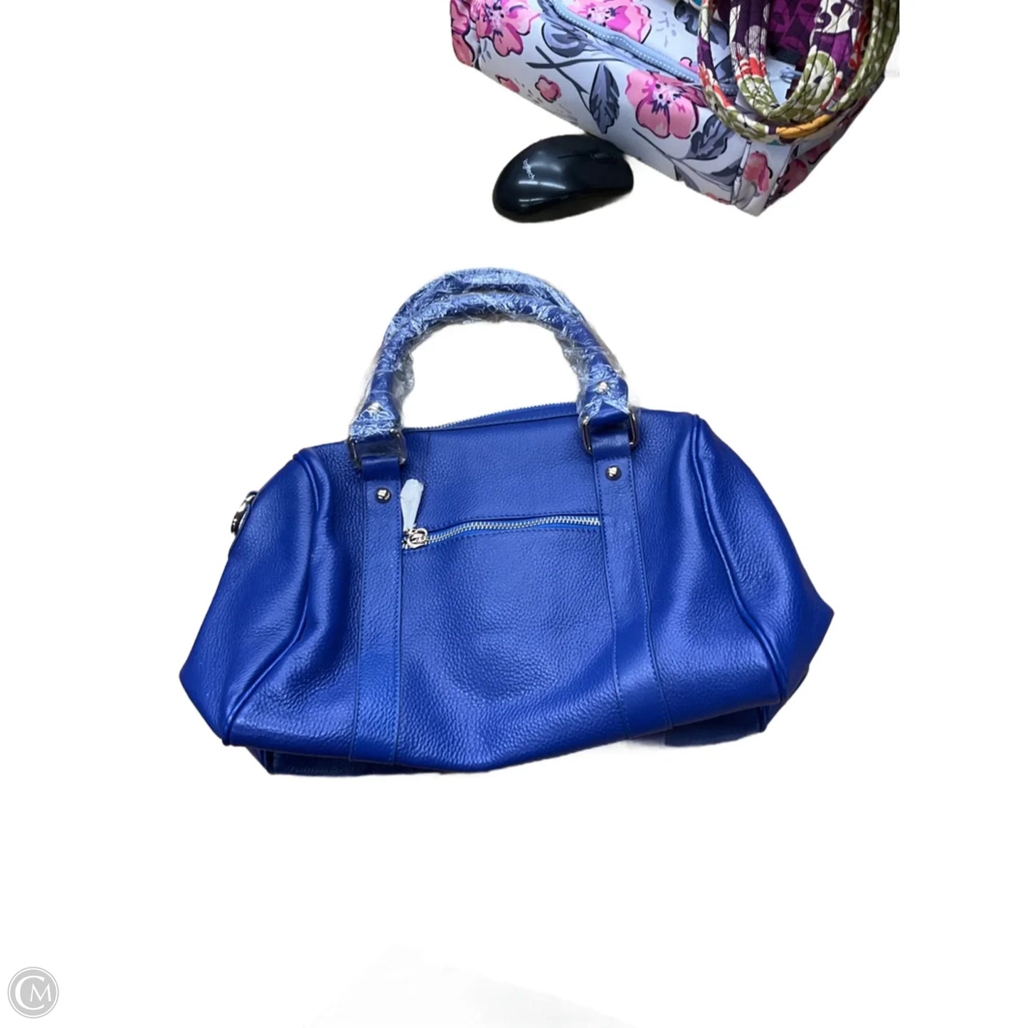 Handbag Leather By Cmc, Size: Large