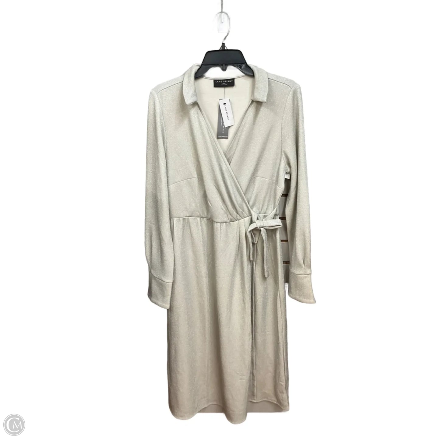 Dress Casual Maxi By Lane Bryant In Silver, Size: 1x