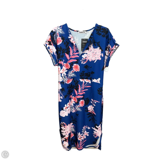 Dress Casual Midi By Clothes Mentor In Floral Print, Size: Xl