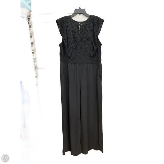 Jumpsuit By Xhilaration In Black, Size: Xxl